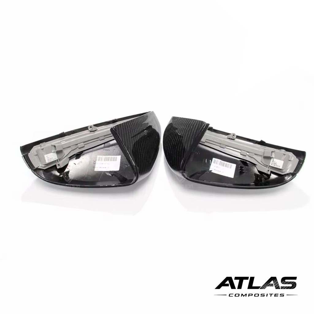 Carbon Fiber Mirror Caps – Mercedes-Benz W205 / W213 / W222