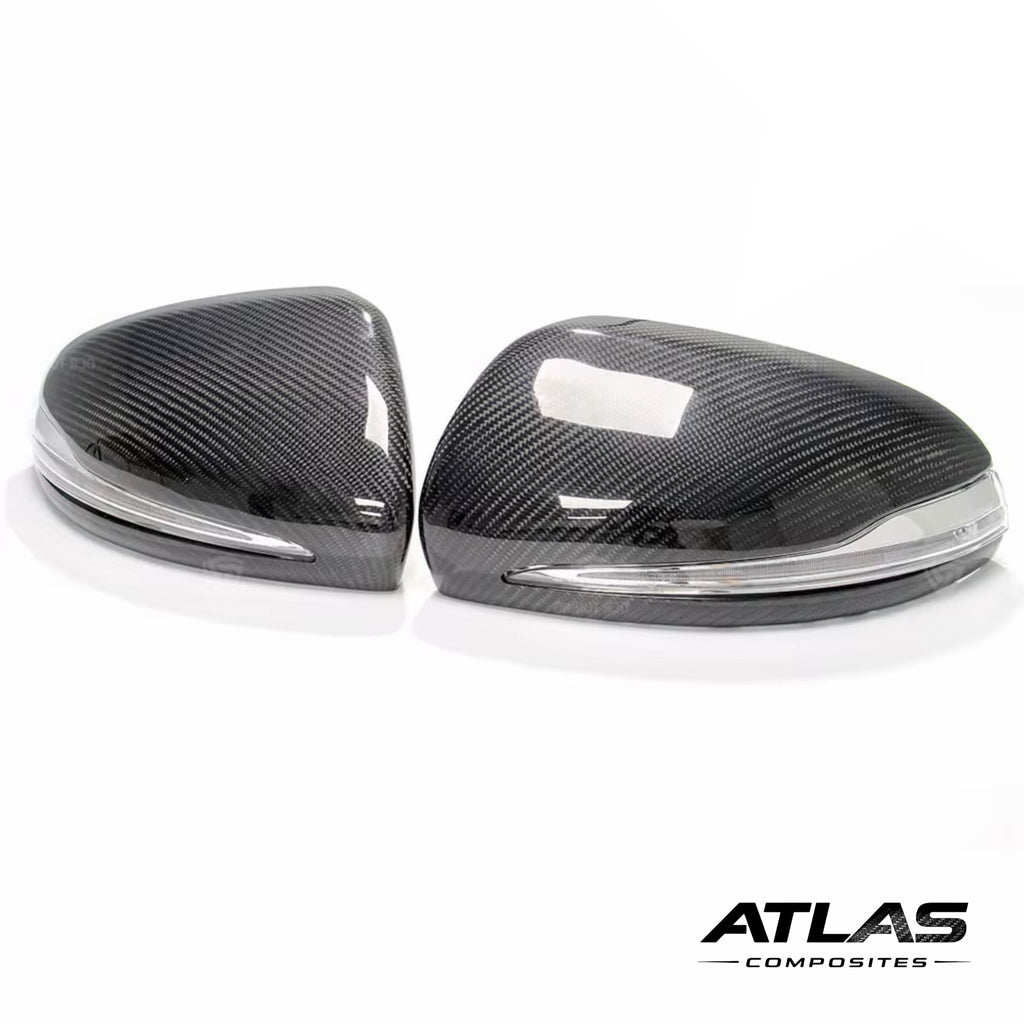 Carbon Fiber Mirror Caps – Mercedes-Benz W205 / W213 / W222